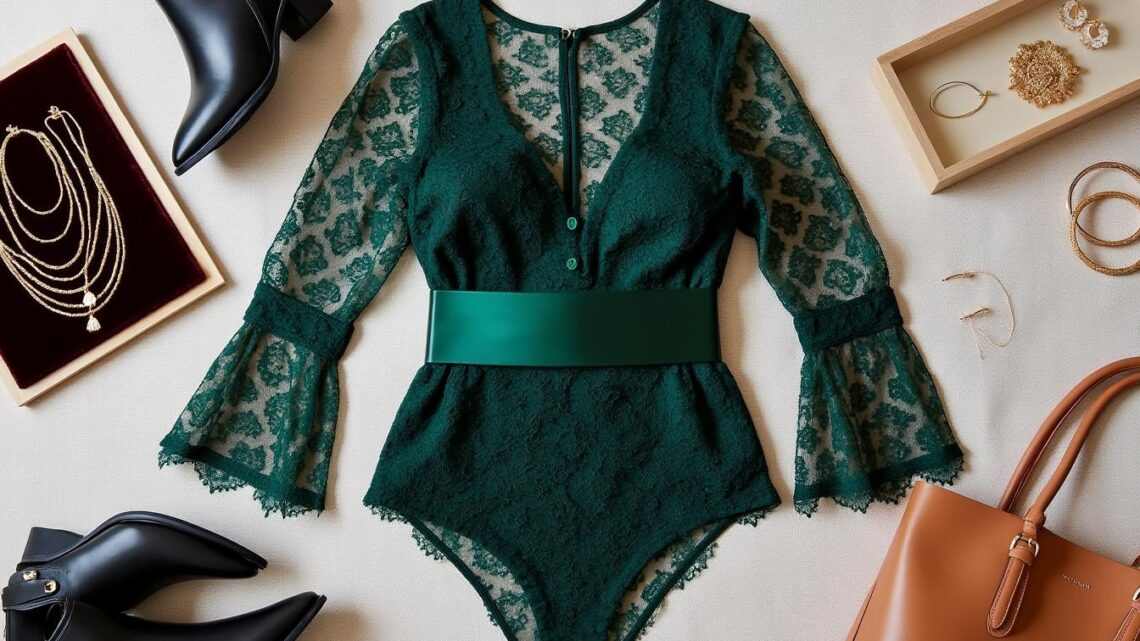 Transformez votre style avec un body en résille grande taille et des accessoires adaptés