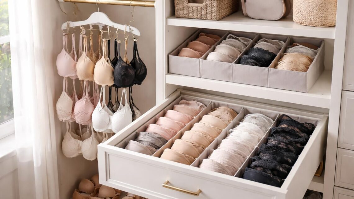 Comment ranger ses soutiens-gorge dans son dressing pour gagner de la place