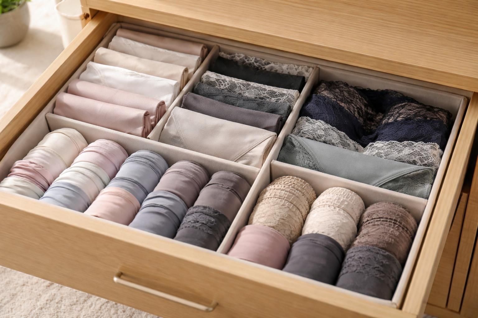 découvrez nos astuces pour bien ranger vos slips et optimiser l'espace de vos tiroirs de lingerie, alliant organisation et praticité au quotidien.